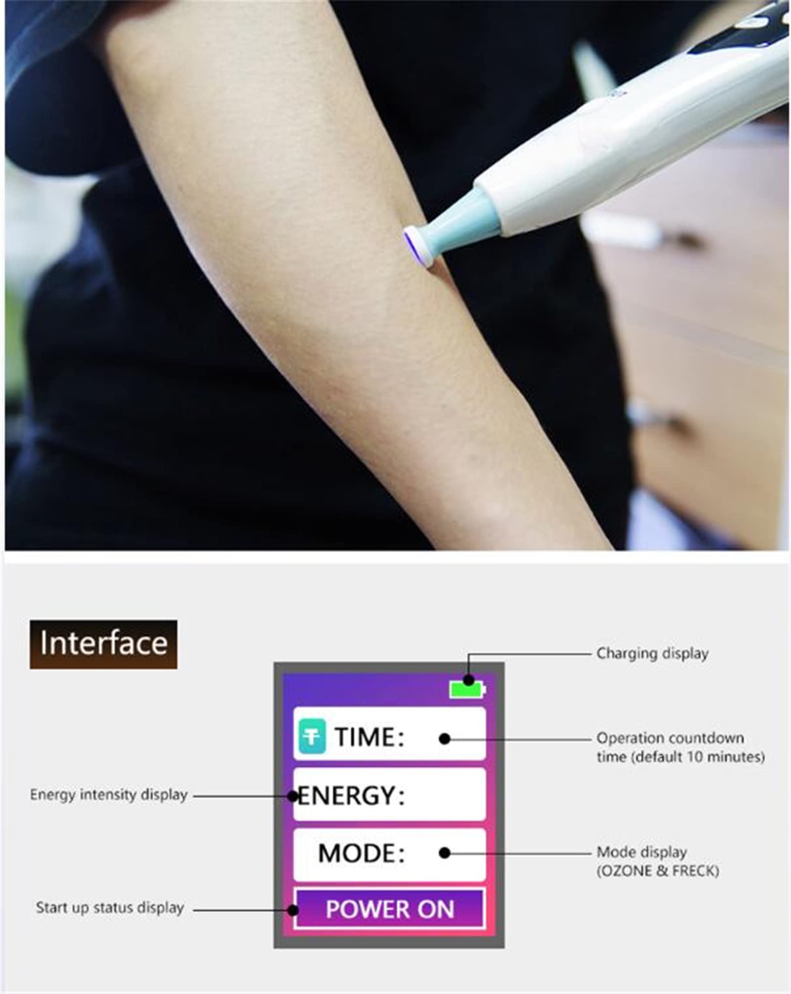 YGMDSL Professional Mole Remover Pen & Plasma Fibroblast Device - Safe Skin Tag, Wart, Freckle & Wrinkle Removal Tool for Face & Body | At-Home Skin Tightening & Dark Spot Treatment | Perfect for Eyelid Lift & Facial Rejuvenation