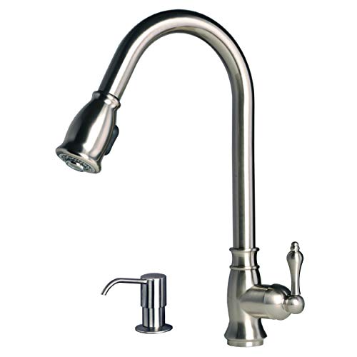 Stainless Steel Finish with Soap Dispenser
