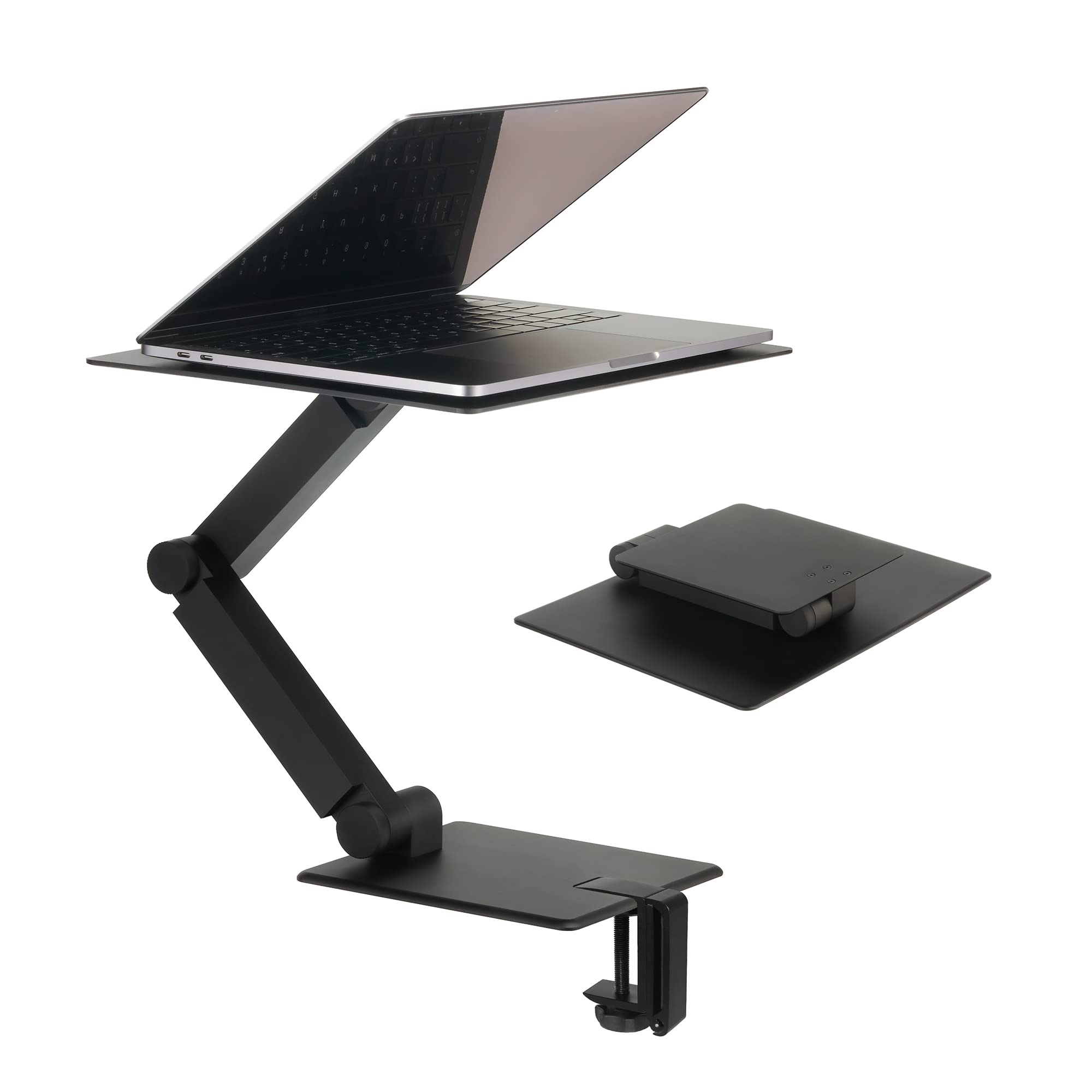 Ergonomic Multi-Angle Height Adjustable Aluminum Laptop Stand for MacBook Air Pro Dell HP Lenovo - 13