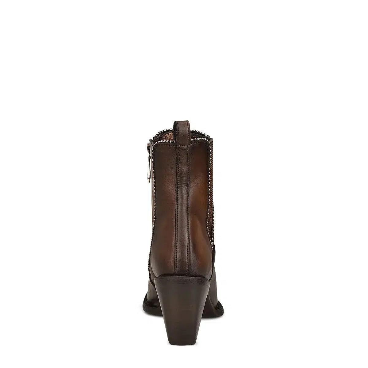 Cuadra Brown Fashion Cowboy Cowhide Leather Ankle Boots for Women - Western Style Booties for Casual Outfits & Country Events