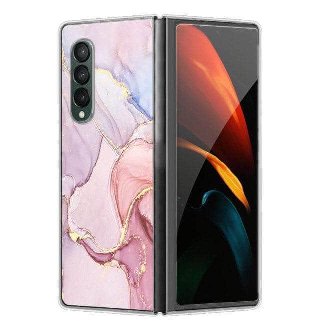 Durable Hard Plastic Galaxy Z Fold 3 5G Case with Stylish Design - Perfect for Everyday Protection & Gaming