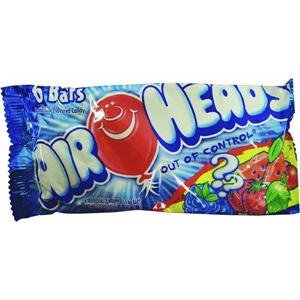Airheads Chewy Fruit Candy Bars - 6 Pack (3.3 oz) | Bulk Fruit Flavored Candy for Parties, Halloween, School Snacks & Office Treats