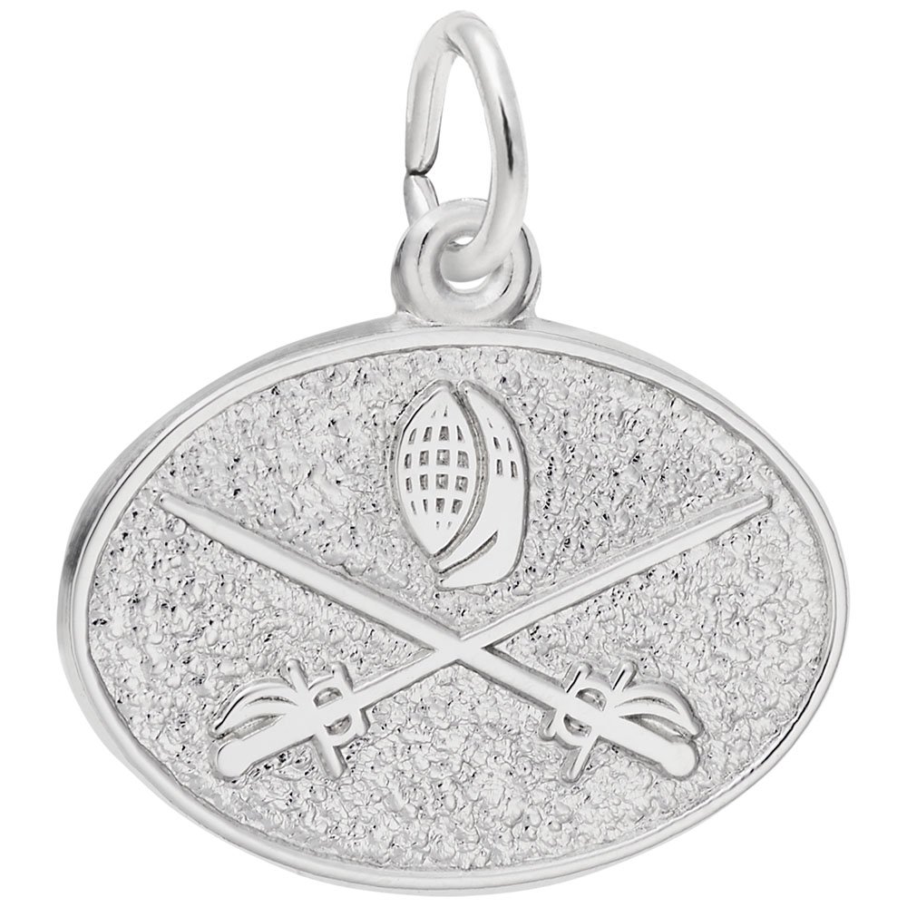 Fencing Charm Pendant - Elegant Jewelry Charms for Bracelets & Necklaces - Perfect for DIY Jewelry Making, Gifts, and Sports Enthusiasts