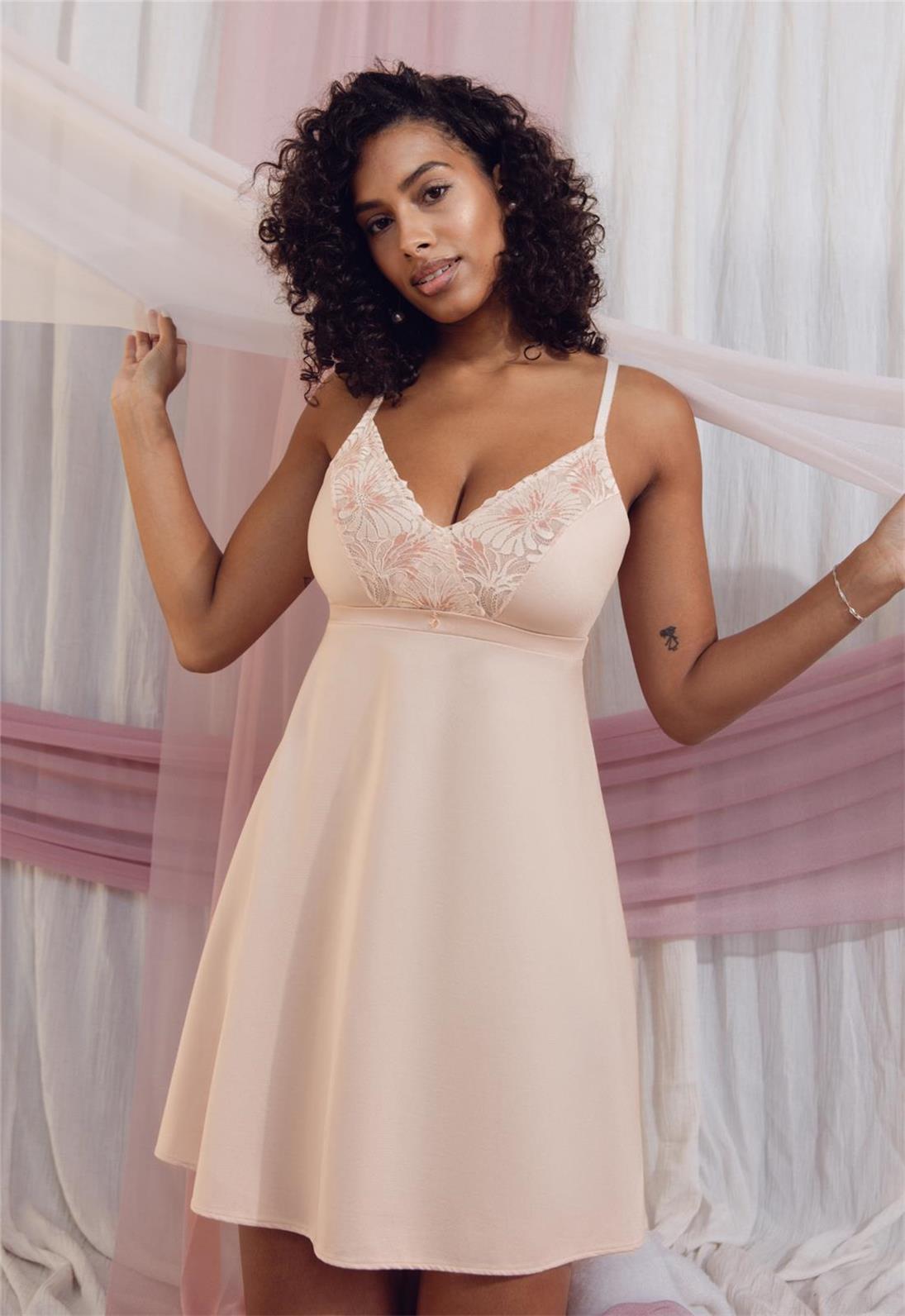 Anniversary Bust Support Chemise - Sexy Lingerie for Special Occasions & Romantic Nights - Perfect for Valentine's Day, Honeymoon, and Anniversary Gifts
