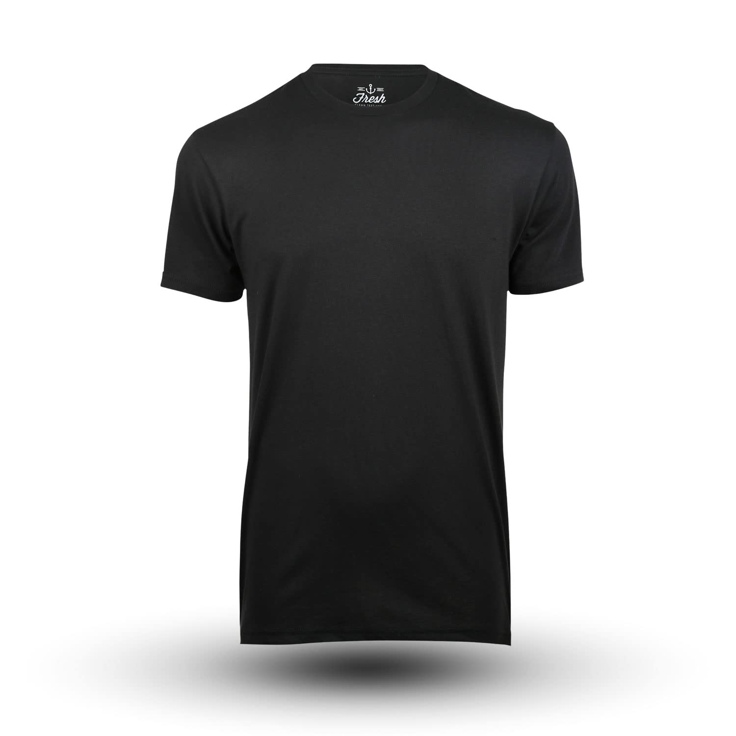 Premium Black T-Shirts for Men - Soft & Comfortable Cotton-Poly Blend Tee - Pre-Shrunk, Breathable & Durable - Perfect for Casual Wear, Gym & Everyday Outfits