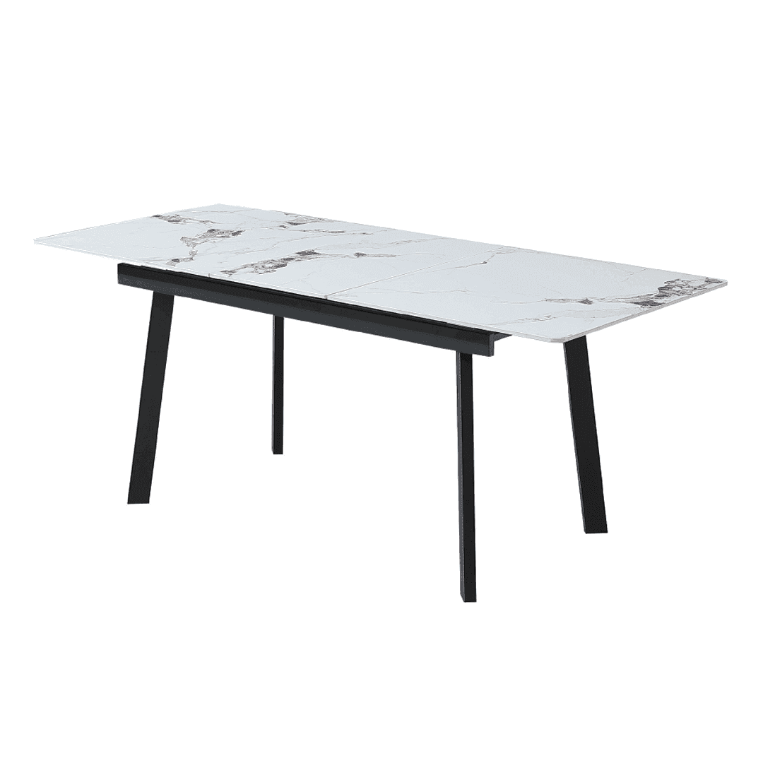 Megrez Extendable Dining Table 71-87 Inches (180-220cm) - Expandable Wooden Table for Large Families & Dinner Parties | Perfect for Dining Rooms, Kitchens & Open Concept Spaces