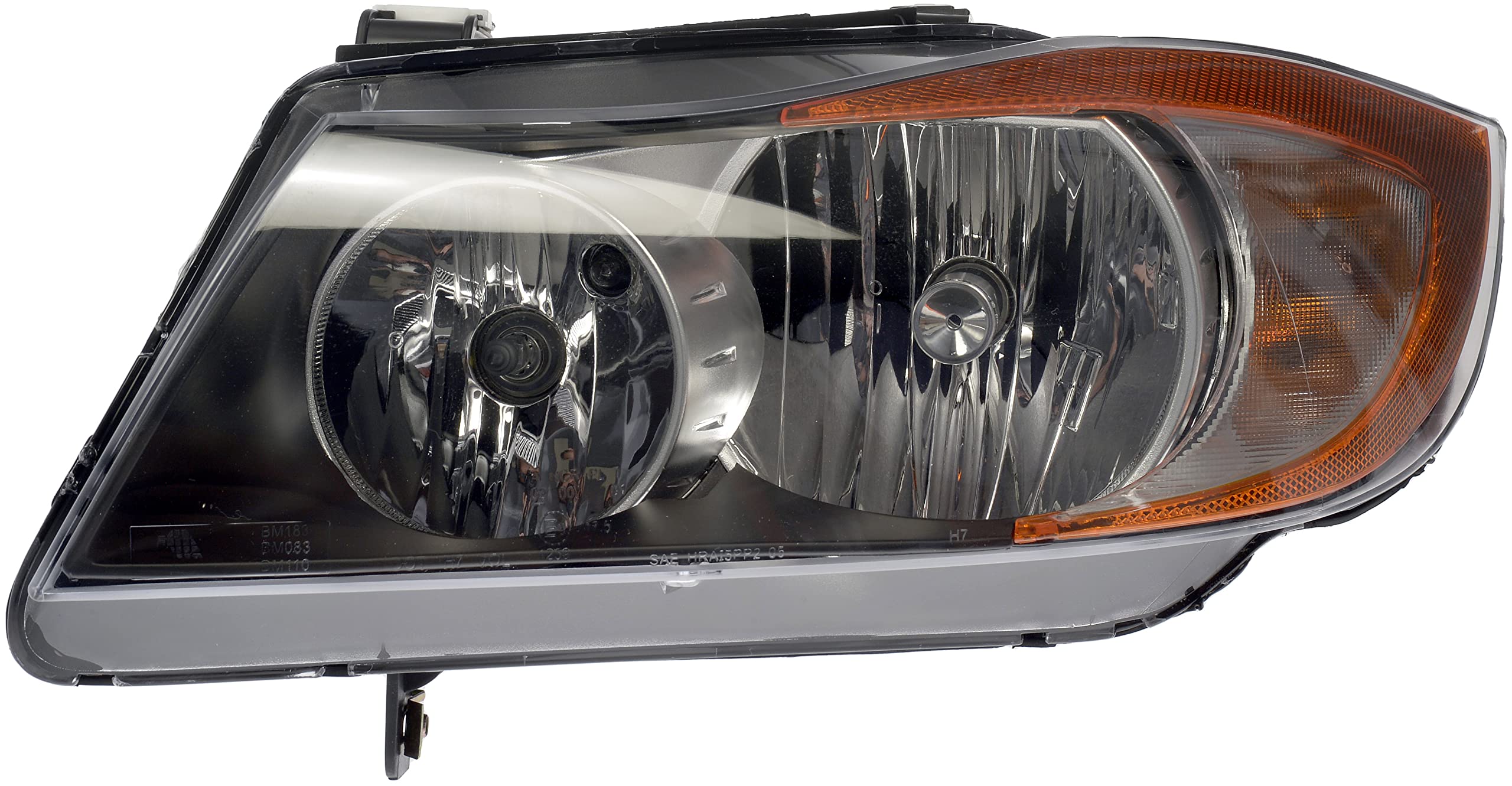 Dorman 1592394 Driver Side Headlight Assembly Replacement for BMW 3 Series 5 Series X3 X5 - Perfect for Night Driving & Foggy Conditions