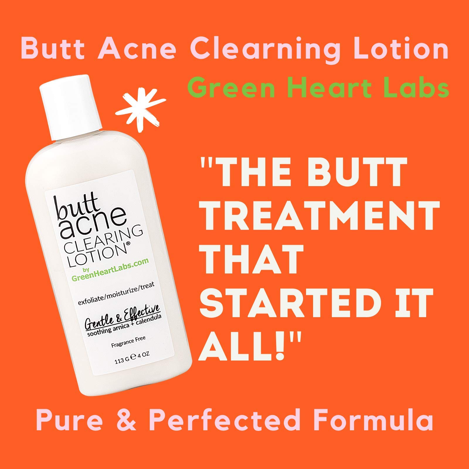 Acne Clearing Lotion for Body, Back, Buttocks & Thighs - Treats Breakouts & Blemishes | Perfect for Post-Workout, Daily Skincare & Teen Acne Care