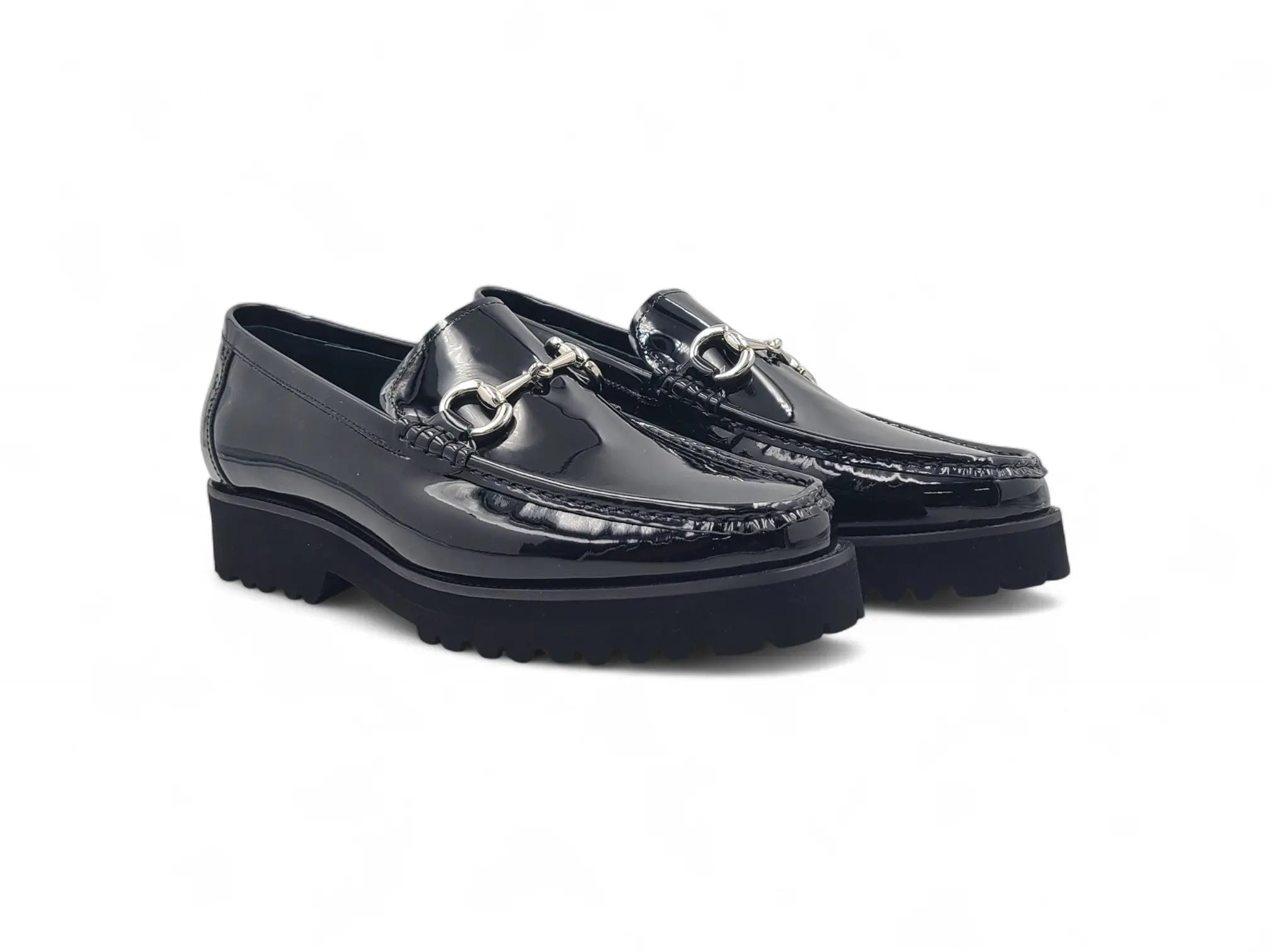 Stylish Horse Bit Loafers with Lug Sole - Comfortable & Trendy Slip-On Shoes for Men & Women | Perfect for Casual Outfits, Office Wear & Everyday Use