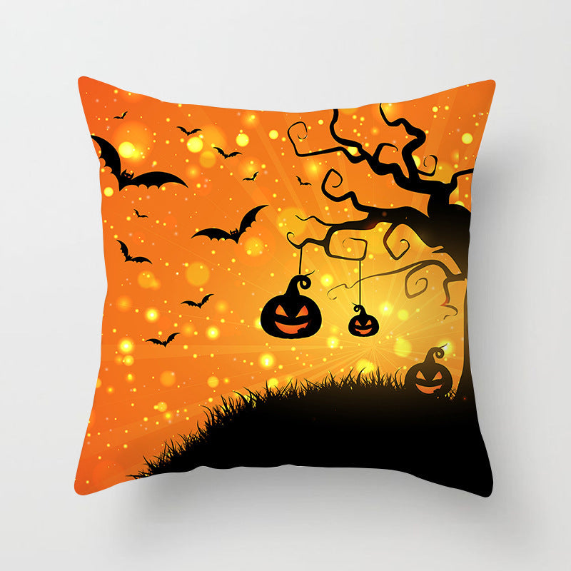 Spooky Halloween Pillowcase - Soft & Comfortable Decorative Pillow Cover for Halloween Decorations - Perfect for Home, Party, and Seasonal Decor