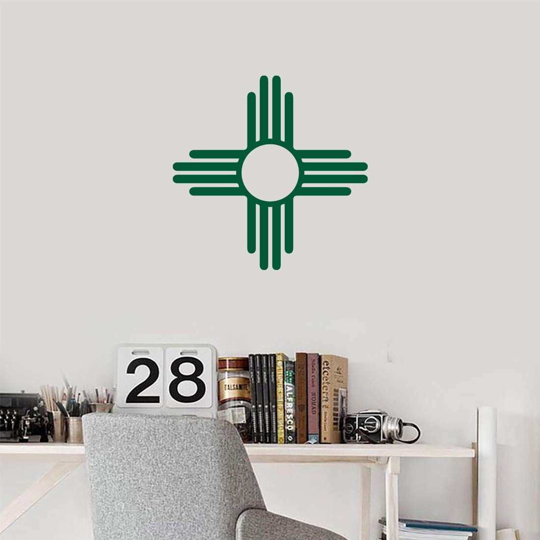 Premium New Mexico Flag Vinyl Decals (Set of 2) - Waterproof Stickers for Laptop, Phone, Helmet, Car Window, Bumper, Mug, Cup, Door & Wall Decoration - Perfect for Home, Office, Travel & Outdoor Enthusiasts
