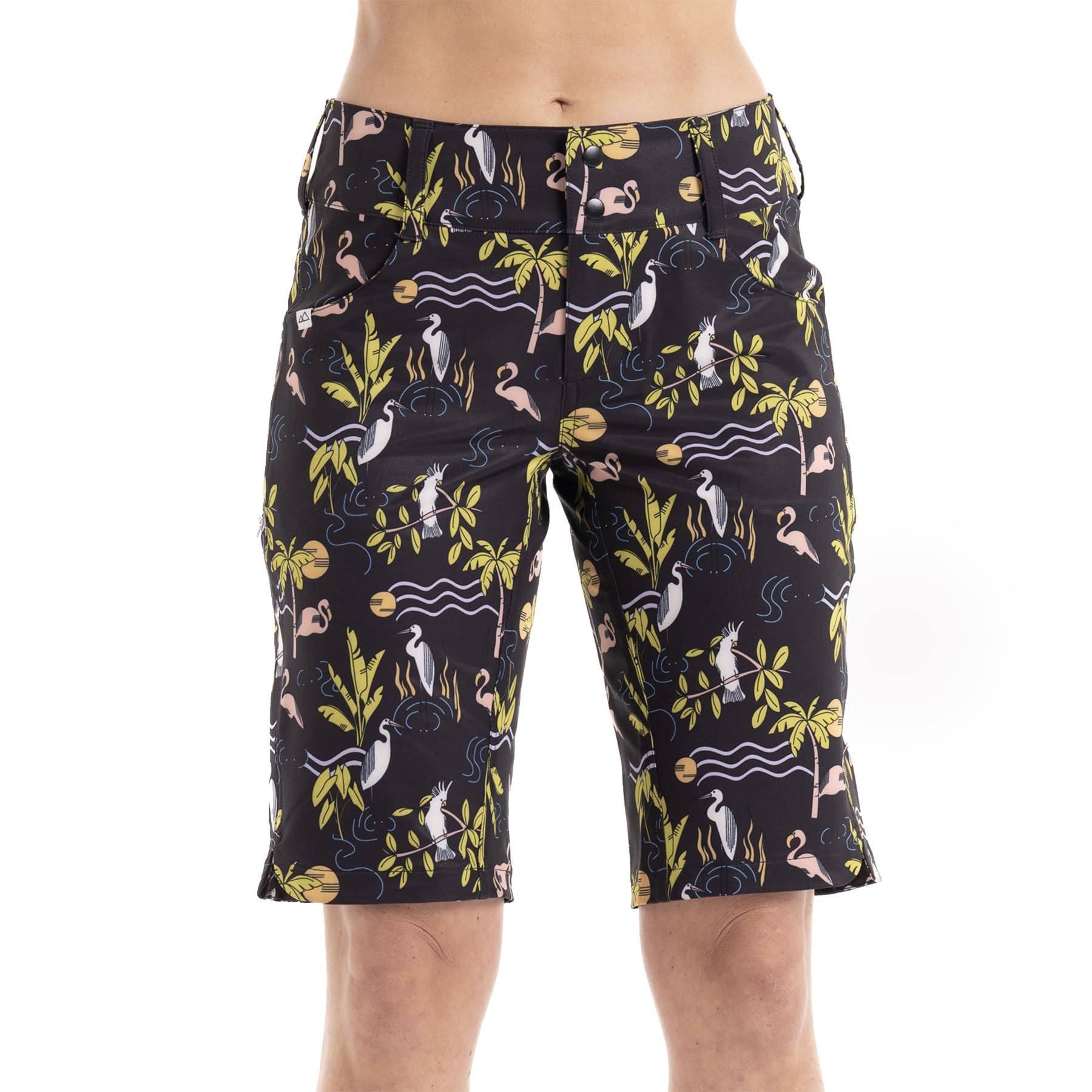 Wild Rye Women's Kaweah Bike Shorts - Water-Resistant MTB Shorts with UPF 50 Protection & Pockets - Perfect for Gravel Riding, Mountain Biking & Outdoor Adventures