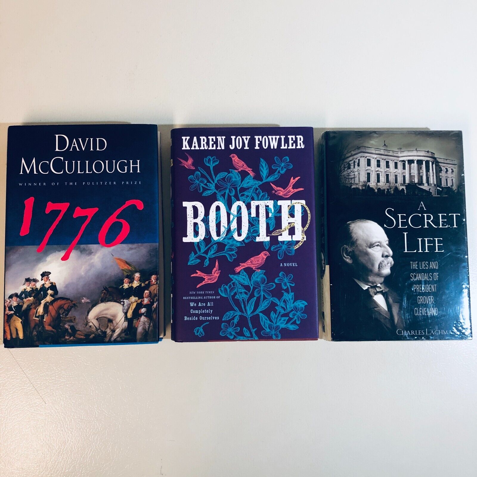 1776, Booth, Cleveland - 3 Book Bundle of Historical Presidential Biographies & Fiction | Perfect for History Buffs, Book Clubs & American History Enthusiasts