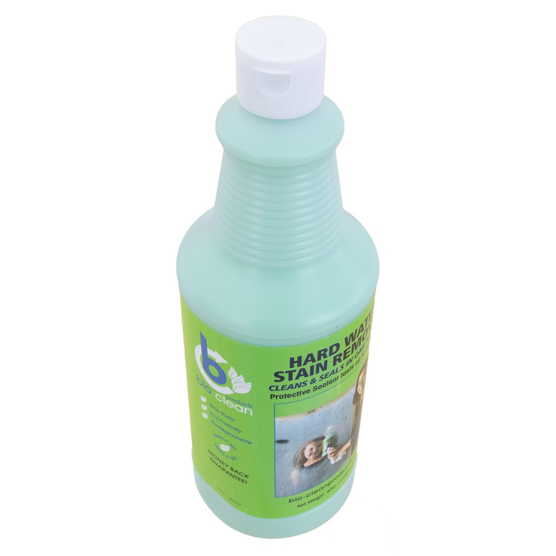 Bio Clean Hard Water Stain Remover - Powerful Mineral Deposit Cleaner for Shower, Sink & Faucets | Eliminates Limescale & Calcium Buildup | Bathroom & Kitchen Cleaning Solution