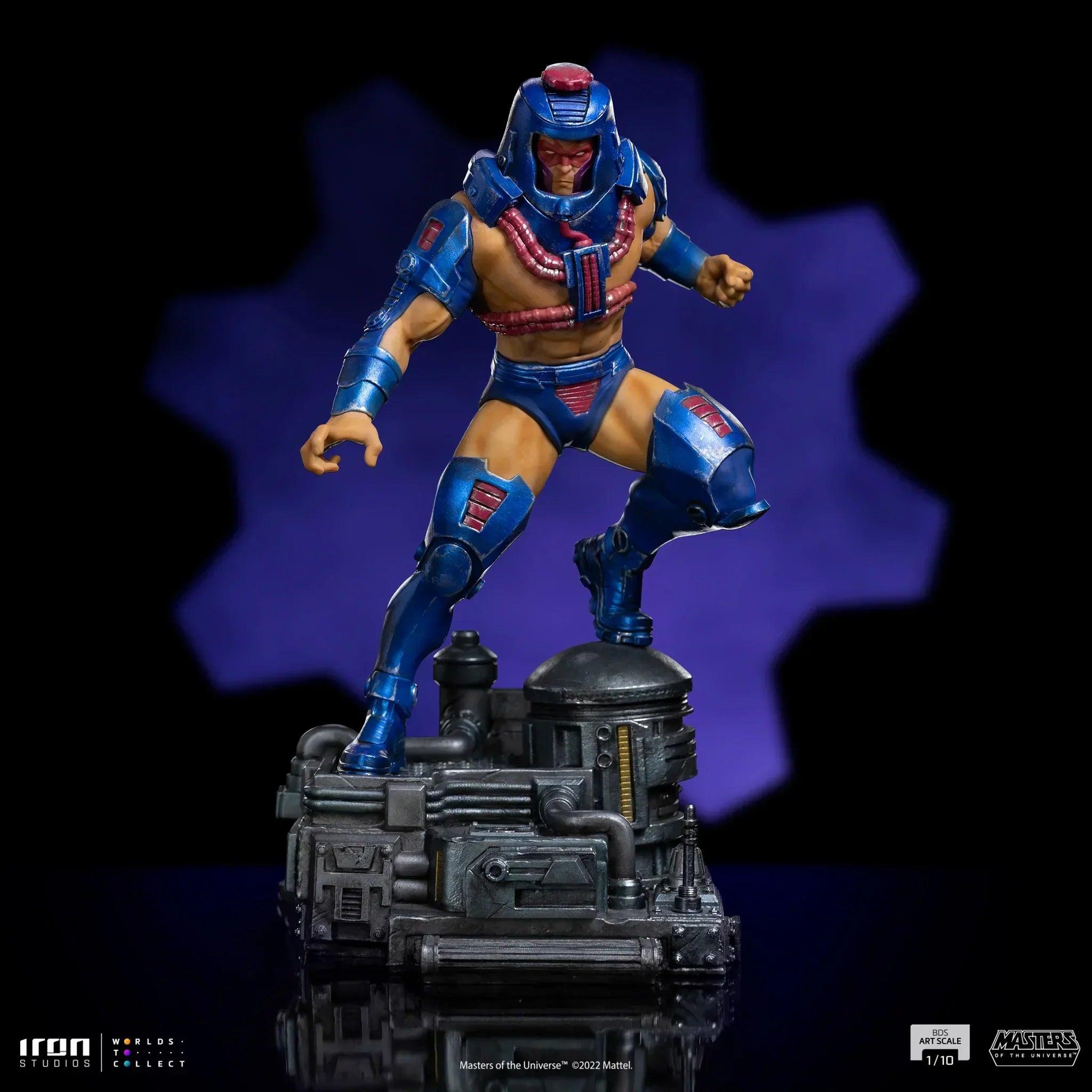 Iron Studios Masters of the Universe Man E Faces BDS Art Scale 1/10 Statue - Collectible Action Figure for Display & Home Decor