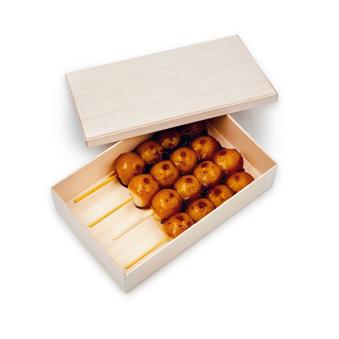 Eco-Friendly Coco Wooden Rectangular Takeout Bento Box with Lid - 6.7