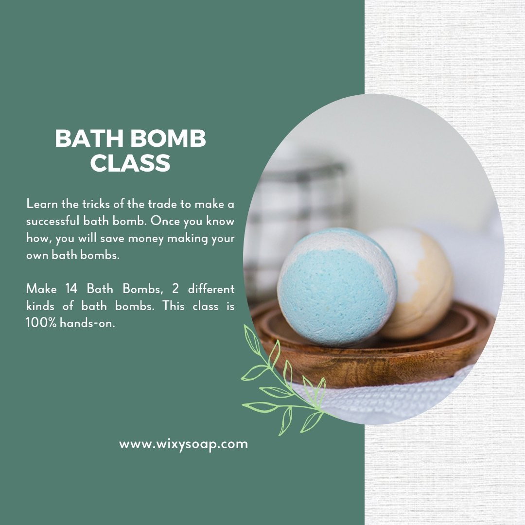 Live Online Bath Bomb Making Class - DIY Spa & Gift Ideas for Relaxation & Self-Care at Home