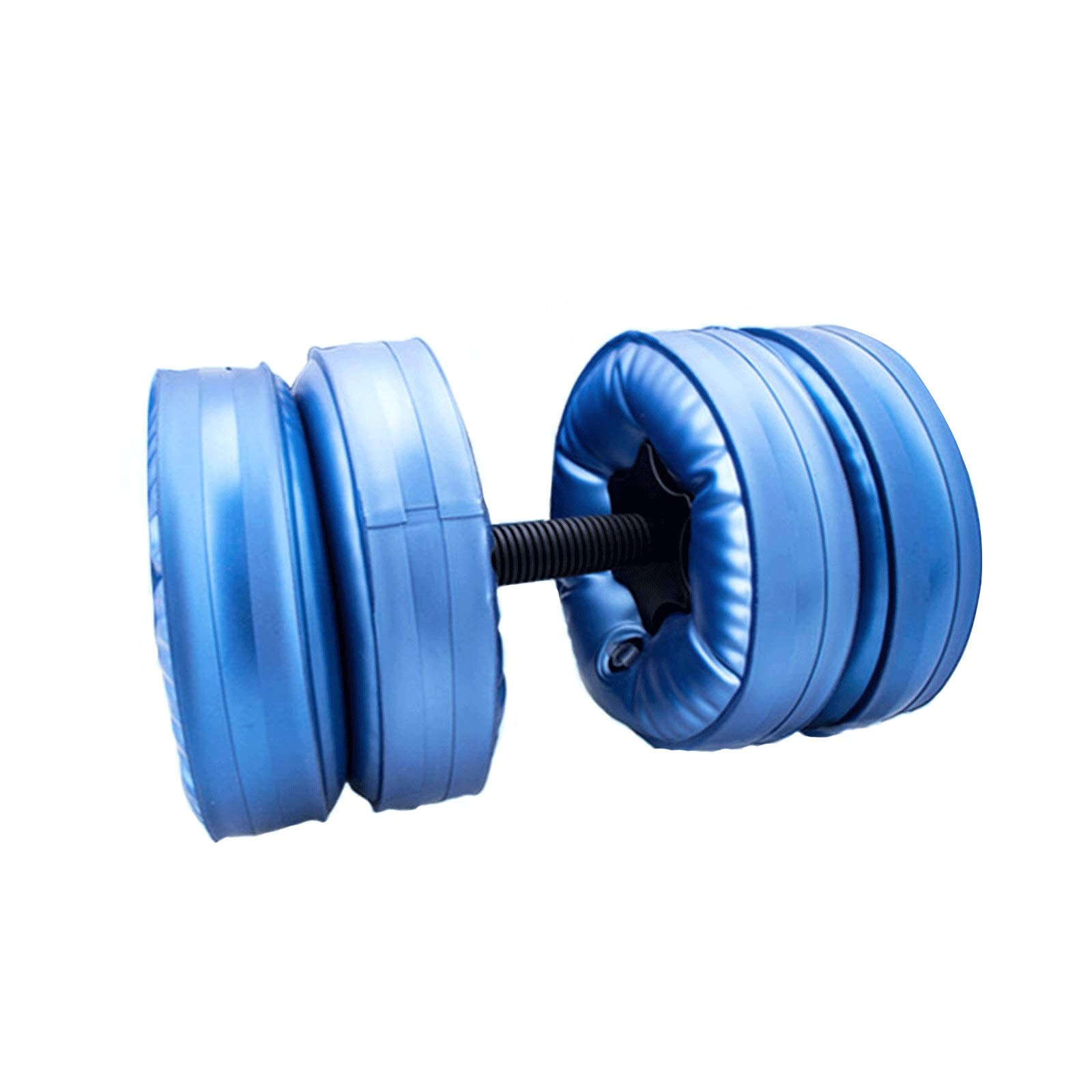 Adjustable Water-Filled Dumbbells 8-10KG/17-22LBS - Removable Blue Fitness Weights for Home Gym, Strength Training & Travel Workouts