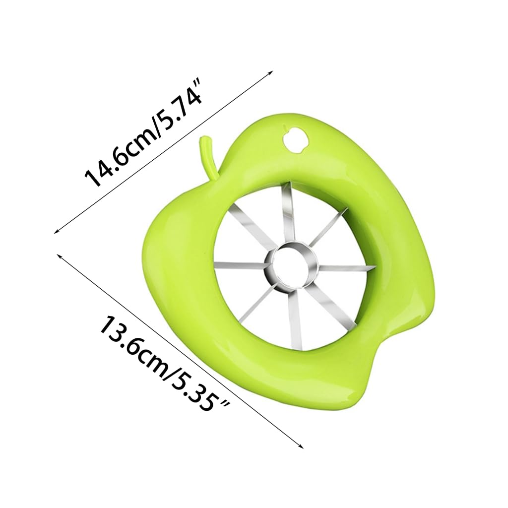Stainless Steel Pear Peeler with 8 Wedges - Multi-Fruit Slicer & Corer for Apples, Pears, Potatoes - Perfect for Fruit Salads, Baking & Meal Prep