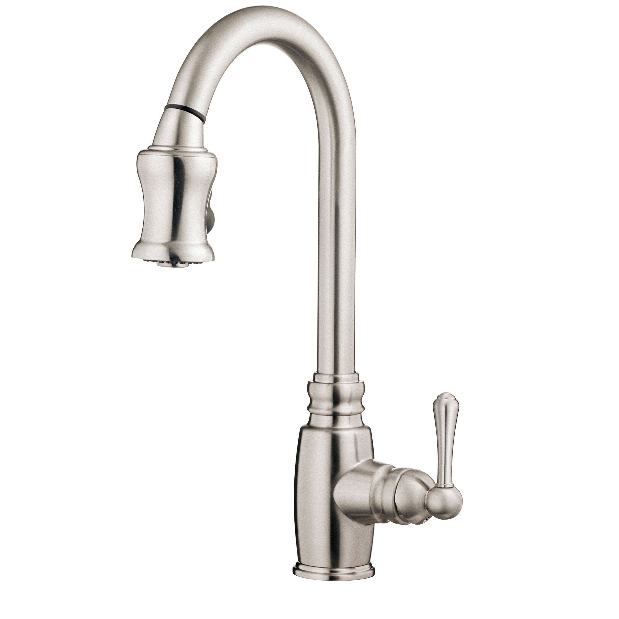 Danze Opulence Stainless Steel Single Handle Pull Down Spray Kitchen Faucet - Modern Touchless Kitchen Sink Faucet with High Arc Spout for Easy Washing & Cooking