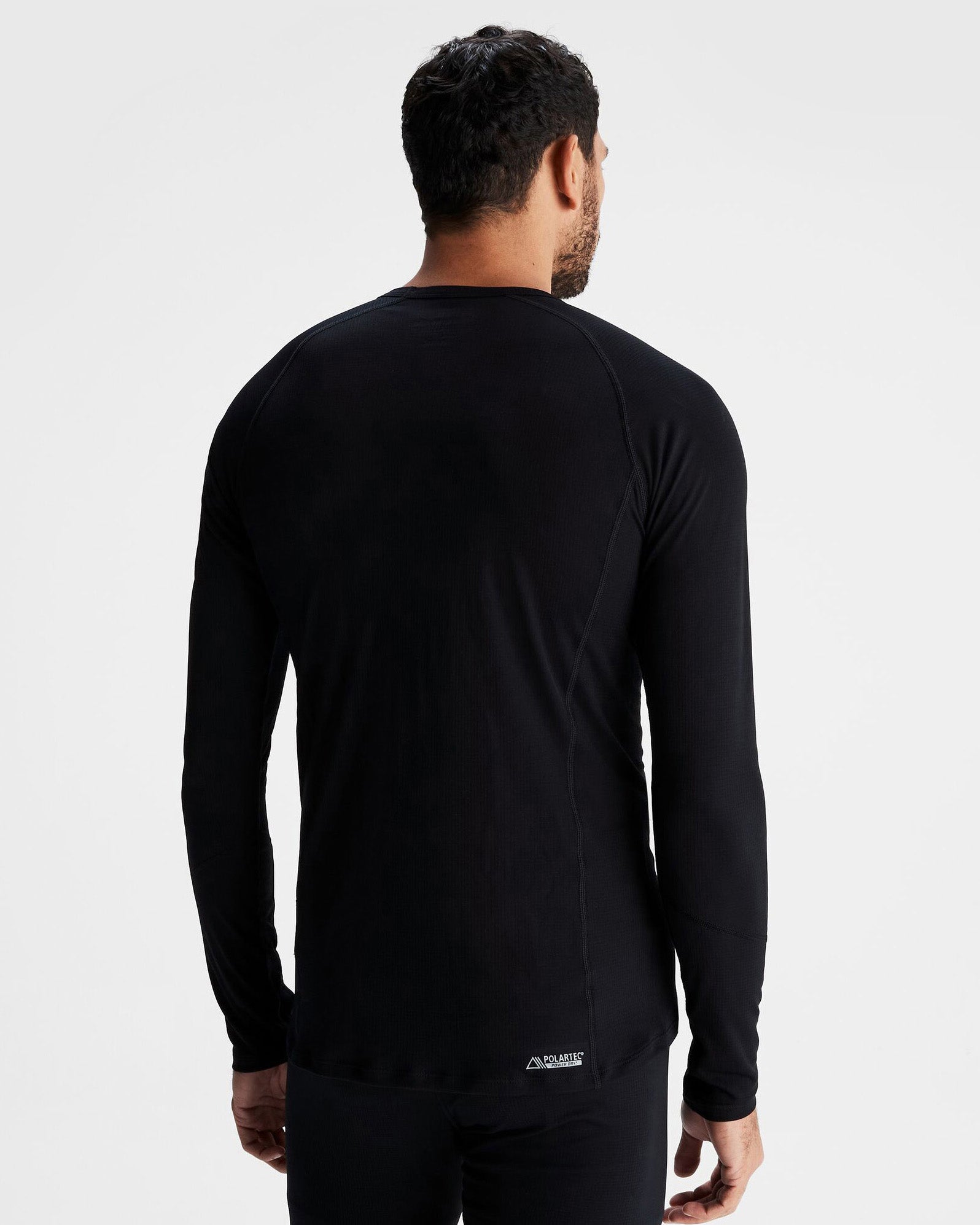 KMDAction Men's Baselayer Top - Moisture Wicking, Breathable & Odor Resistant - Black - Perfect for Running, Hiking & Outdoor Workouts