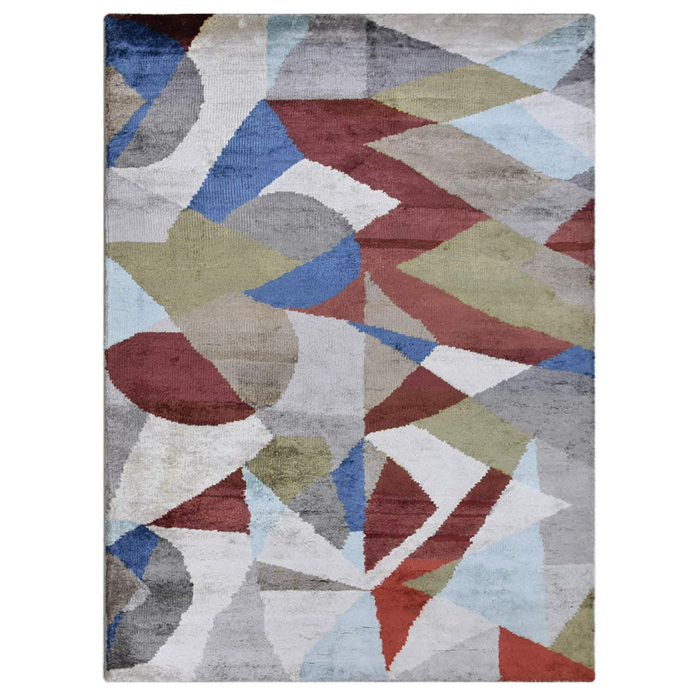 Hand Knotted Sheer Area Rug - Lightweight & Elegant for Living Room, Bedroom, or Nursery Decor