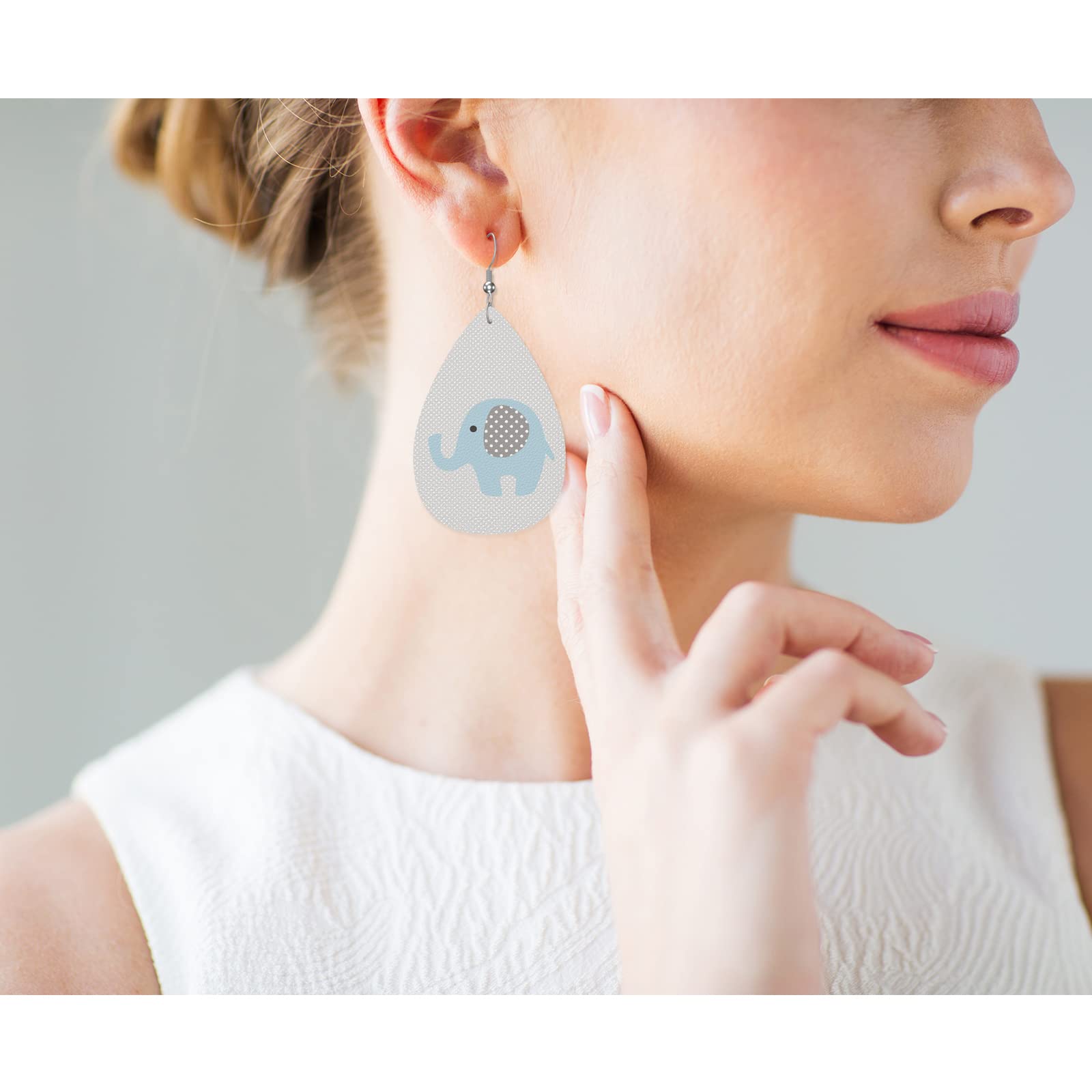 Cute Elephant Earrings for Women - Dainty Animal Jewelry Gift for Girls - Perfect for Everyday Wear & Special Occasions