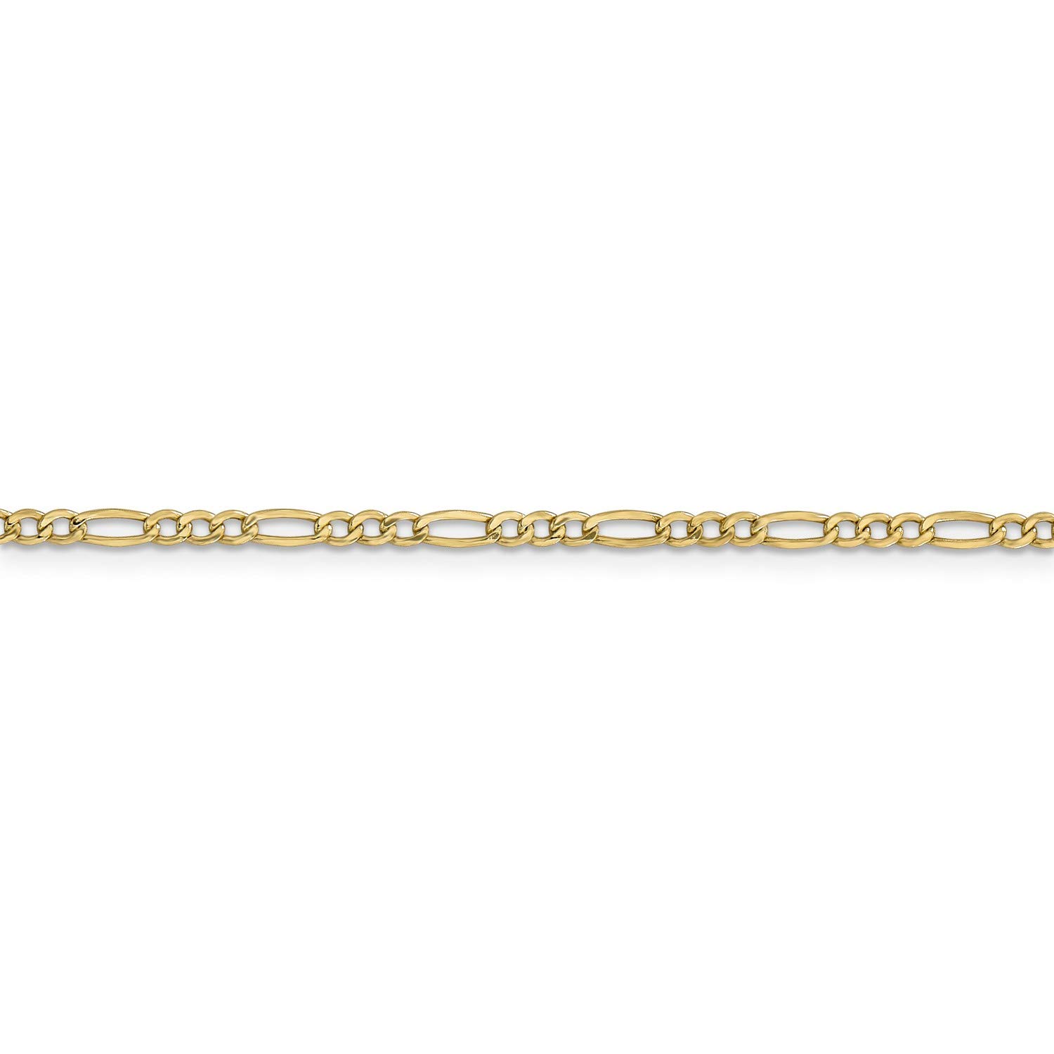 14K Yellow Gold Lightweight Figaro Chain Necklace, Bracelet or Anklet - Dainty Jewelry for Women, Men - Perfect for Everyday Wear, Gifts & Special Occasions