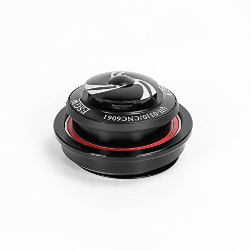 MAXXLITE 44-55mm 56MM 1-1/8 Threadless Double Sealed Lightweight MTB Headset Bearings - Compatible with Mountain Bike & Road Bicycle Straight/Tapered Tube Frame Forks - Perfect for Trail Riding, Commuting & Bike Upgrades