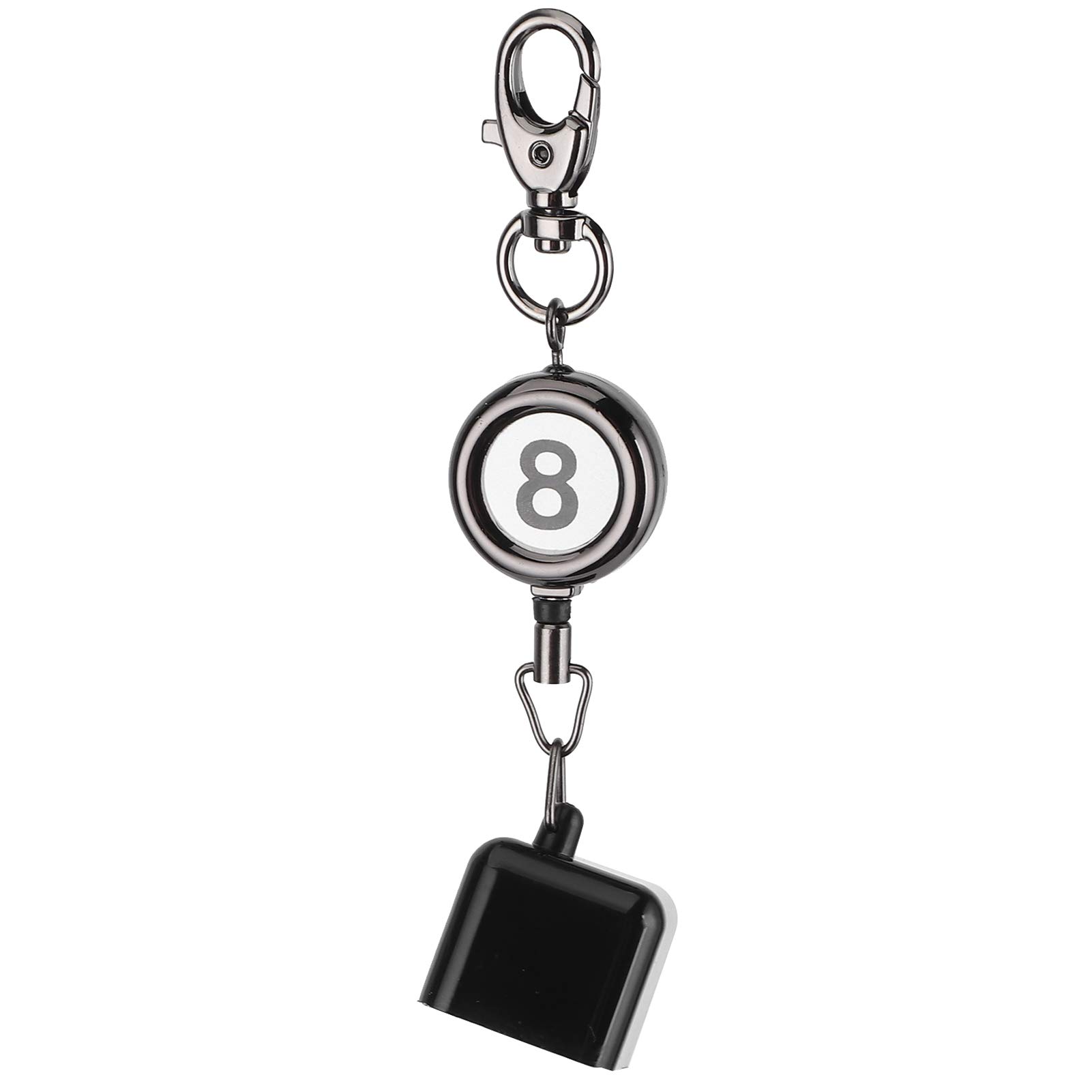 VBESTLIFE Retractable Billiards Chalk Holder with Belt Clip - Snooker Pool Cue Accessories for Table Racks & Sticks | Durable Chalk Box for Professional & Home Game Use