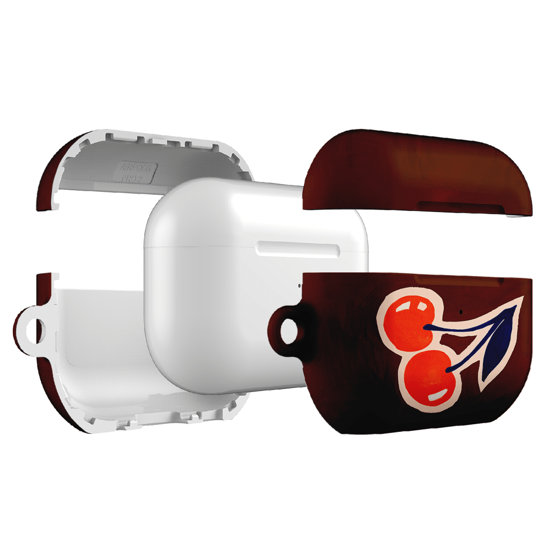 Premium AirPods Pro Case with Cherry Design - Durable Protective Cover for Apple AirPods Pro - Perfect for Travel, Workouts, and Everyday Use