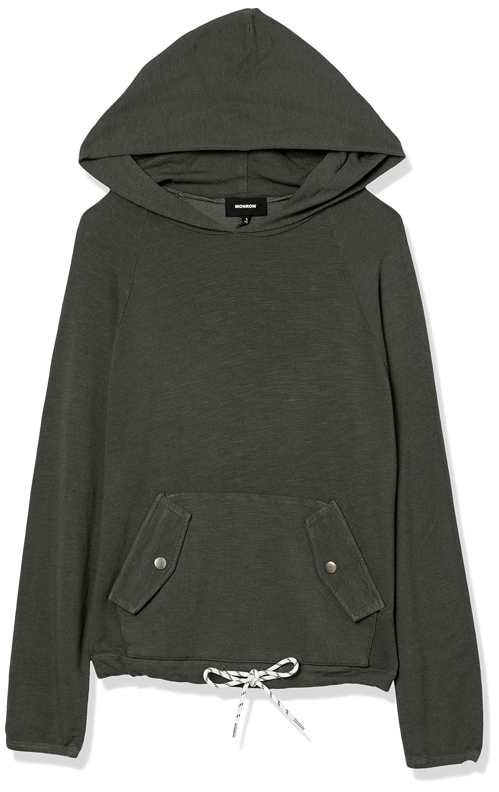 Monrow Women's Hoodie - Soft Fleece Pullover Hooded Sweatshirt for Casual Wear, Gym, and Outdoor Activities