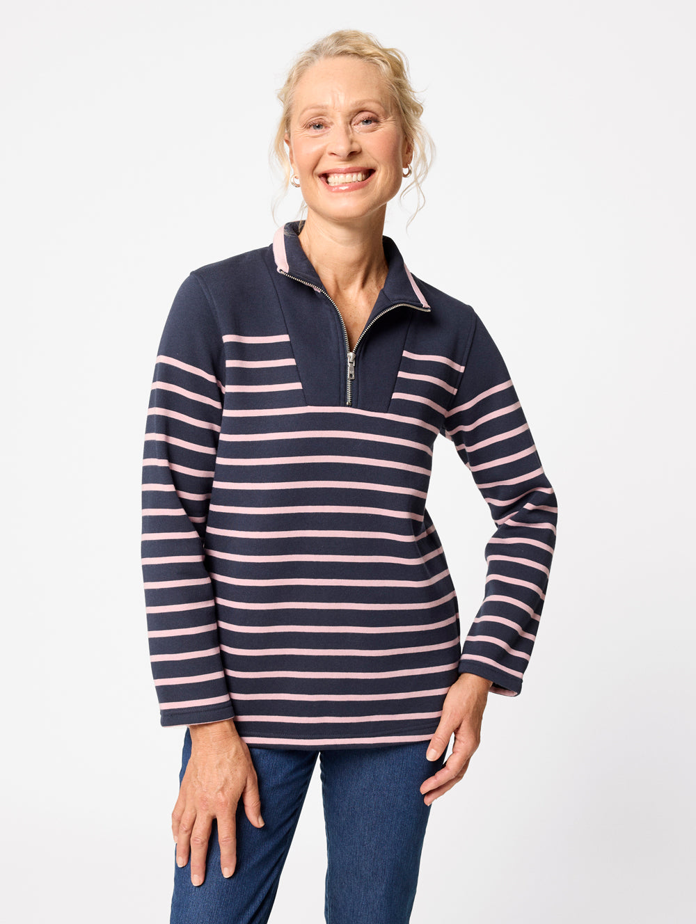 Catania Fleece Half Zip Pullover - Soft & Warm Women's Fleece Jacket for Outdoor Activities, Hiking & Casual Wear