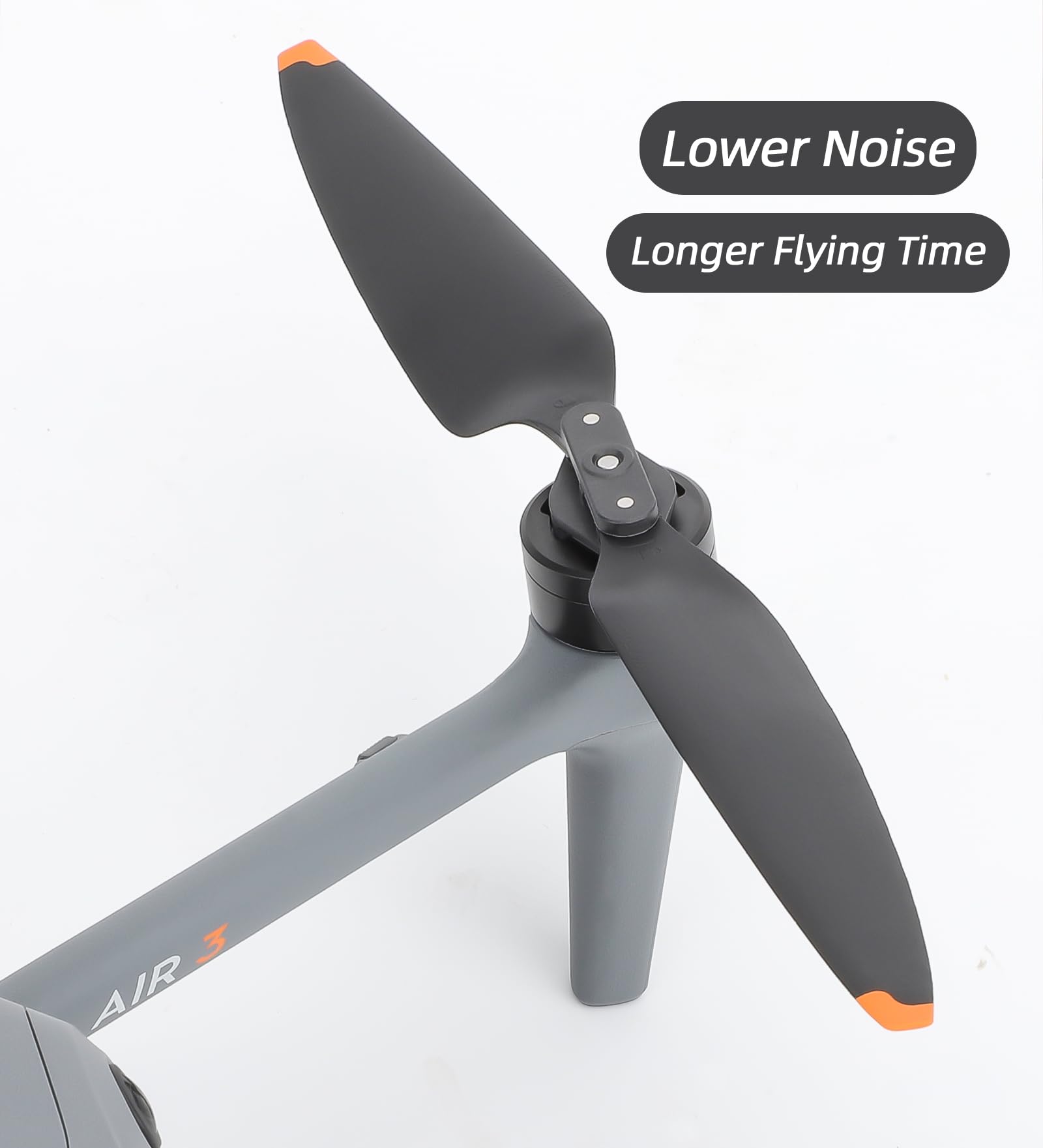 DJI Air 3 & Air 3S Drone Propellers - 4 Pairs Low Noise Foldable Replacement Blades for Smooth Aerial Photography & Videography | Perfect for Travel, Landscape Shoots & Professional Drone Operations