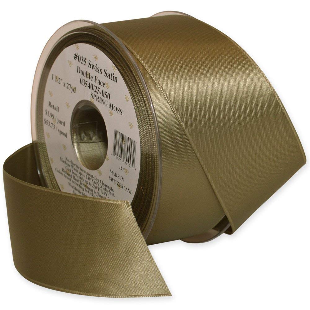 Morex Ribbon 03540/25-050 DF Swiss Satin Ribbon 1.5