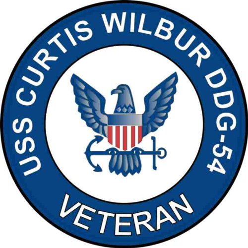 USS Curtis Wilbur DDG-54 Navy Veteran Decal Sticker Set - 3.8 Inch Patriotic Military Vinyl Stickers (6-Pack) - Perfect for Cars, Laptops, Helmets & Military Appreciation Gifts