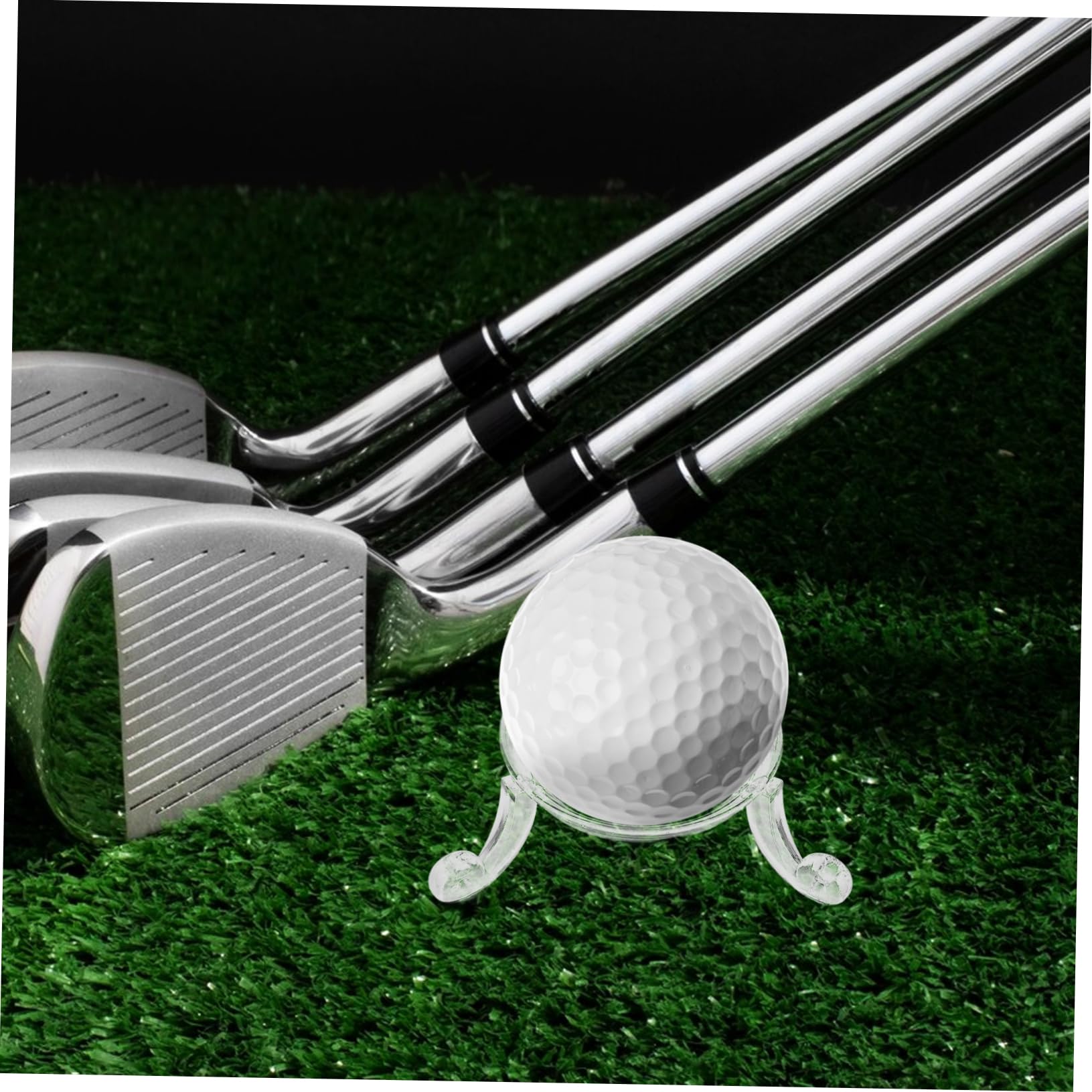 SUPVOX 2 Pack Acrylic Baseball Display Holder - Stylish Ball Stand for Baseball, Softball, Tennis & Golf Balls (5pc x 2) - Perfect for Sports Memorabilia, Trophy Cases & Home Decor