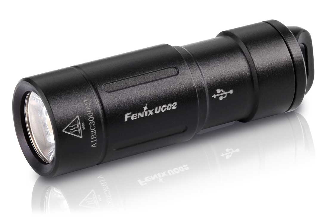 UC02 USB Rechargeable Keychain Flashlight - Compact & Bright LED Light for Emergencies, Camping, Hiking & Everyday Carry (EDC)