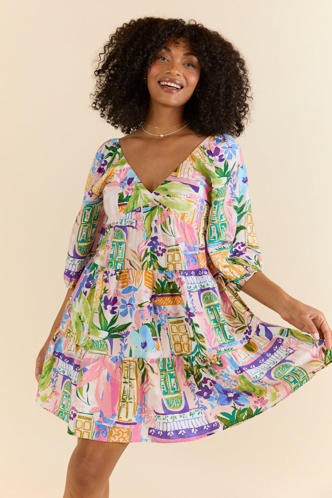 New Opportunities Printed Short Sleeve Dress - Floral Summer Casual Dress for Women, Perfect for Beach Vacation, Party & Daily Wear