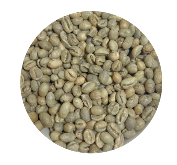 Premium Tanzania Peaberry Kilimanjaro Green Coffee Beans - 2lb Single Origin Unroasted Specialty Grade - Perfect for Home Roasting & Gourmet Coffee Lovers