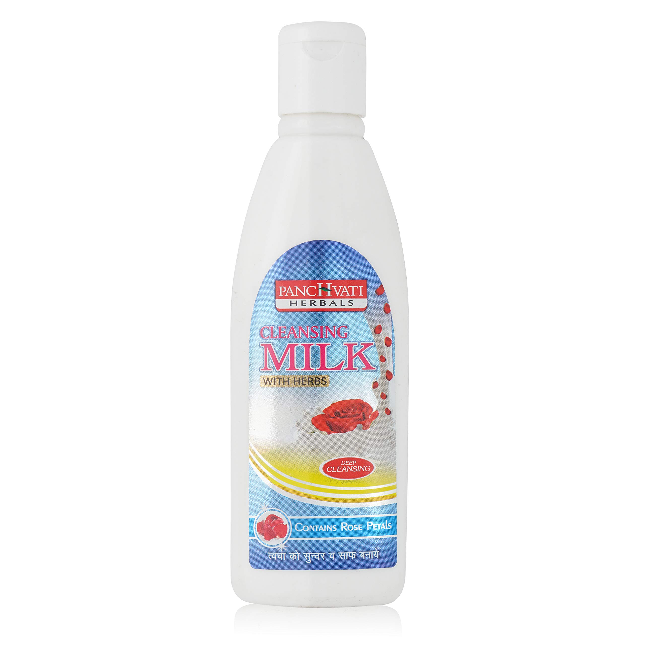 Panchvati Herbals Natural Cleansing Milk with Ayurvedic Herbs - 100ml (Pack of 2) | Gentle Face Wash for Daily Skincare & Makeup Removal
