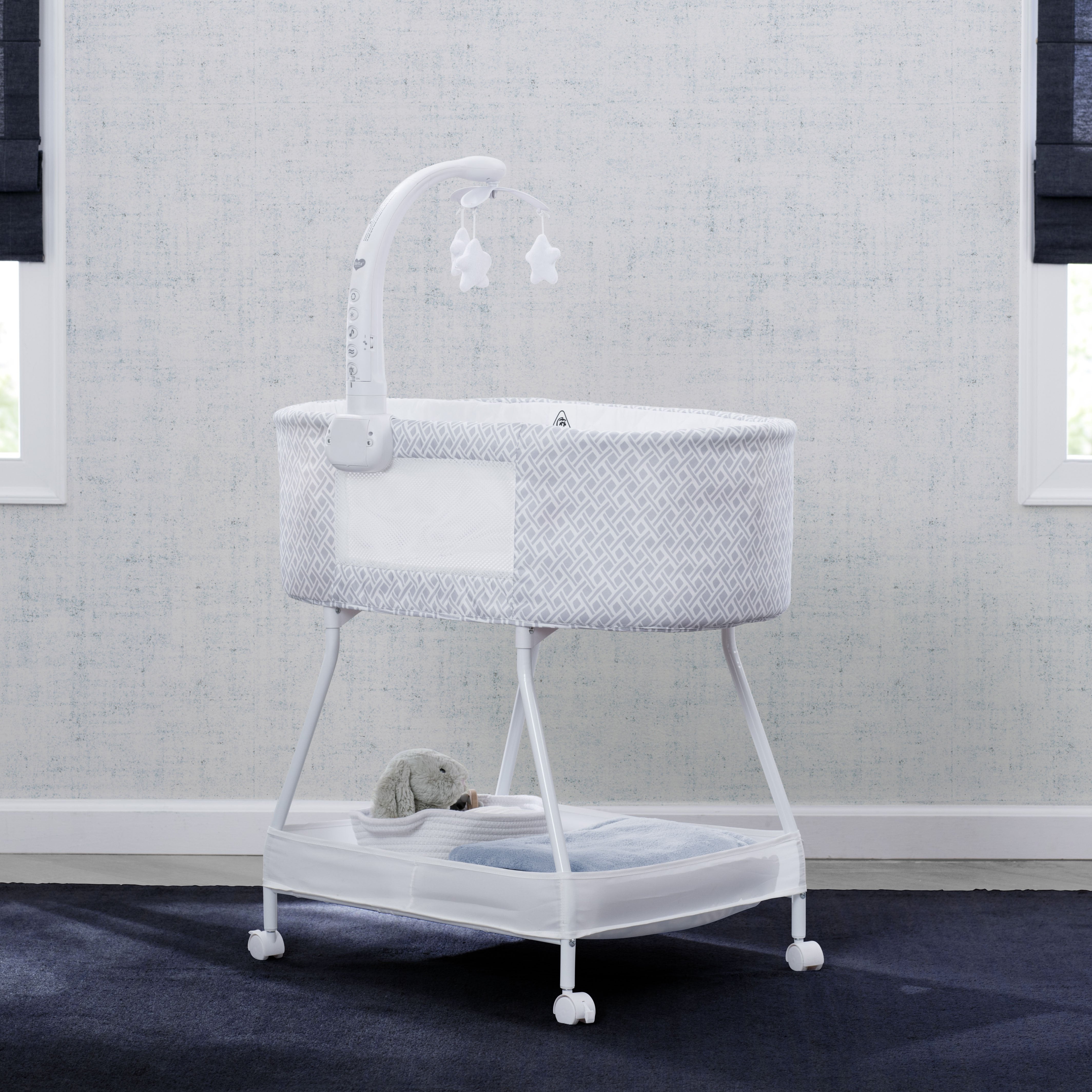 Sweet Slumber Bassinet - Portable Baby Crib for Newborns & Infants | Lightweight & Breathable Mesh Design | Perfect for Nursery, Travel & Bedside Sleeping
