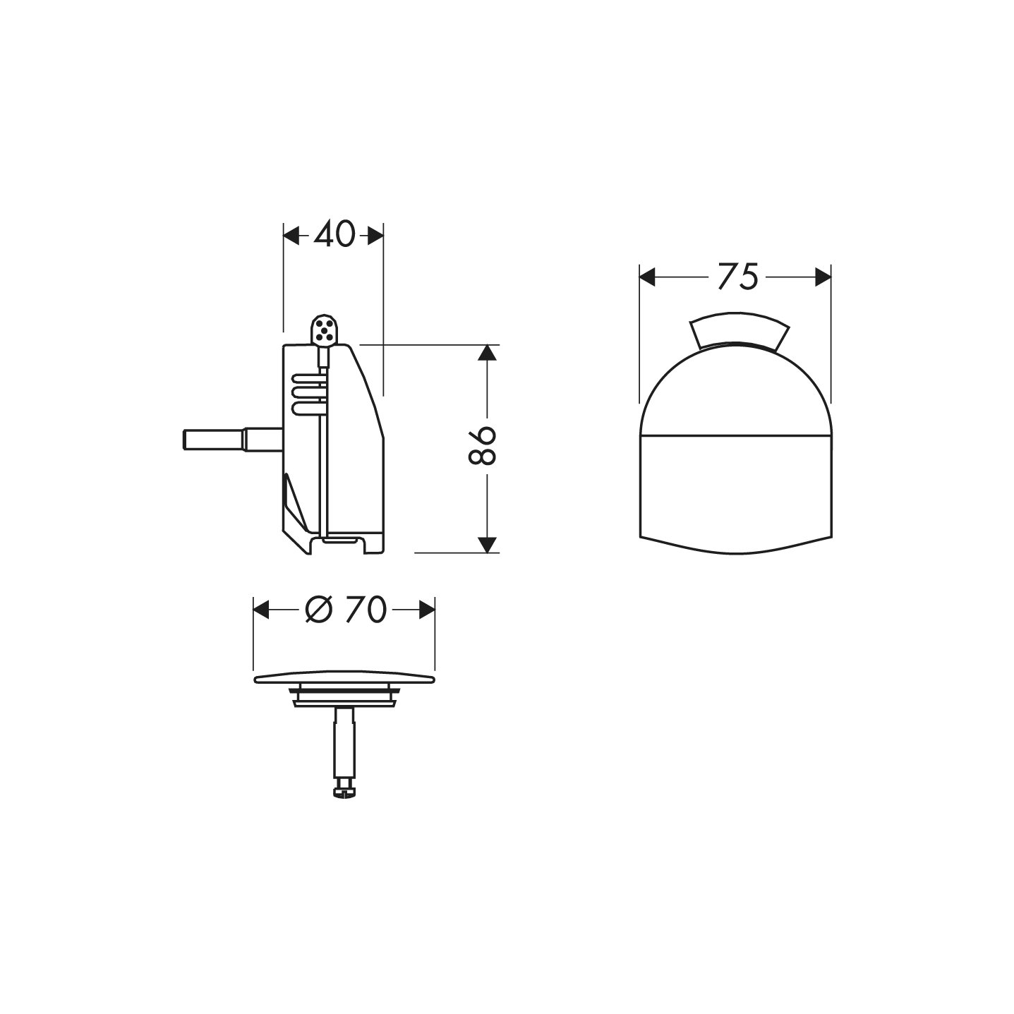 hansgrohe Exafill Bathtub Faucet Set with Drain and Overflow in Chrome Finish - Model 58127000 | Perfect for Modern Bathroom Renovations and Spa-Like Experiences