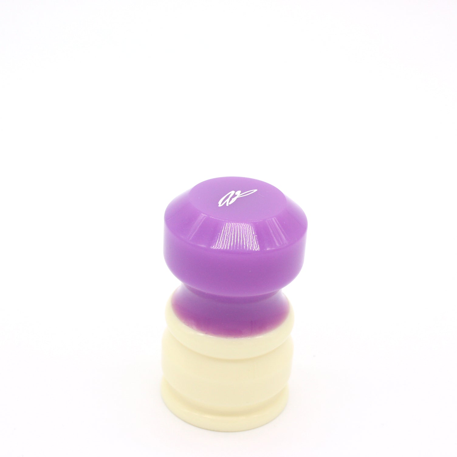 Premium Ivory & Purple Shaving Brush Handle - Fits 26mm & 28mm Knots - Perfect for Wet Shaving & Grooming Kits - Luxury Shaving Accessory for Men's Beard Care Routine