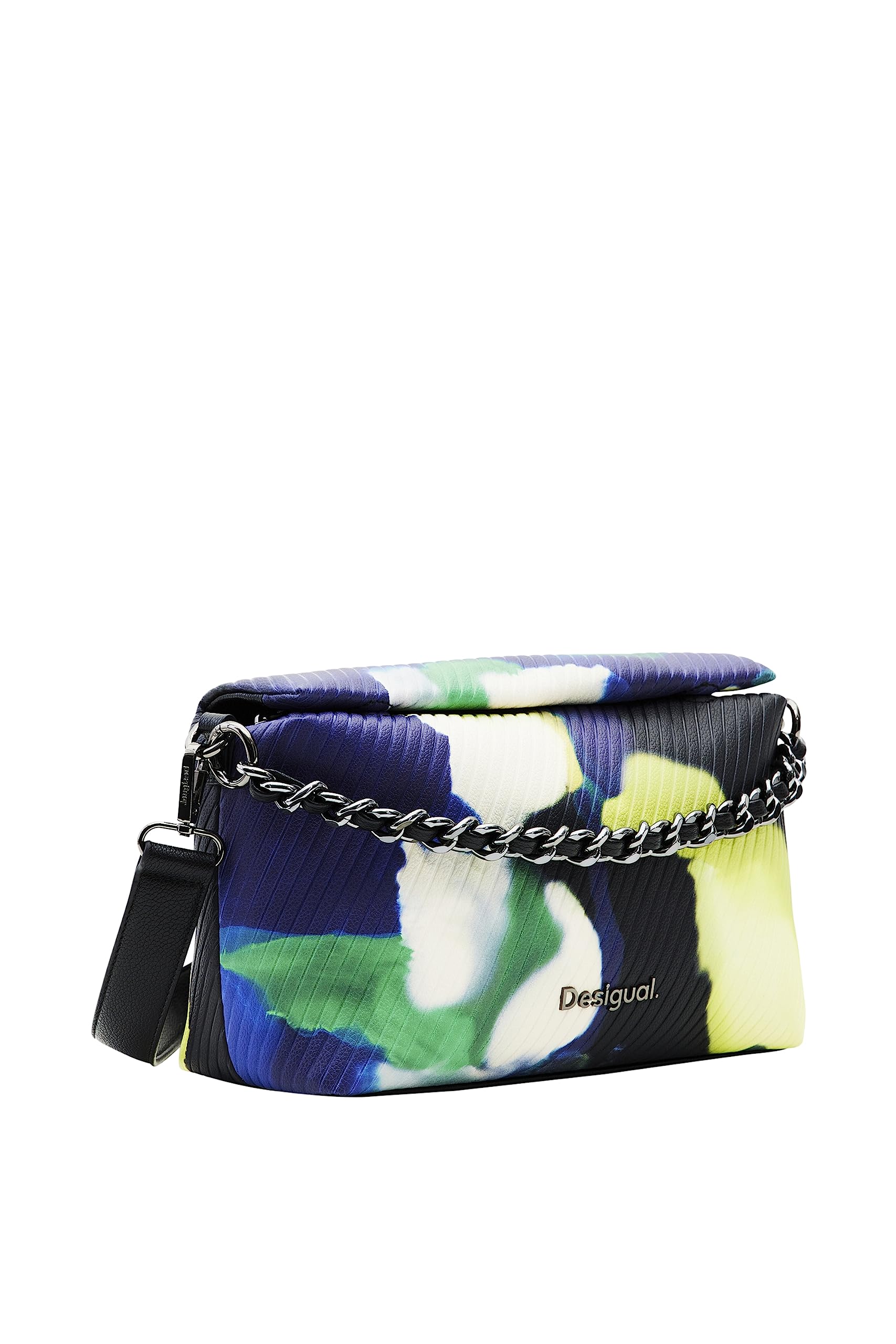 Desigual Women's Leather Crossbody Bag - Stylish PU Handbag for Everyday Use, Work, and Travel | Fashionable Shoulder Bag with Adjustable Strap
