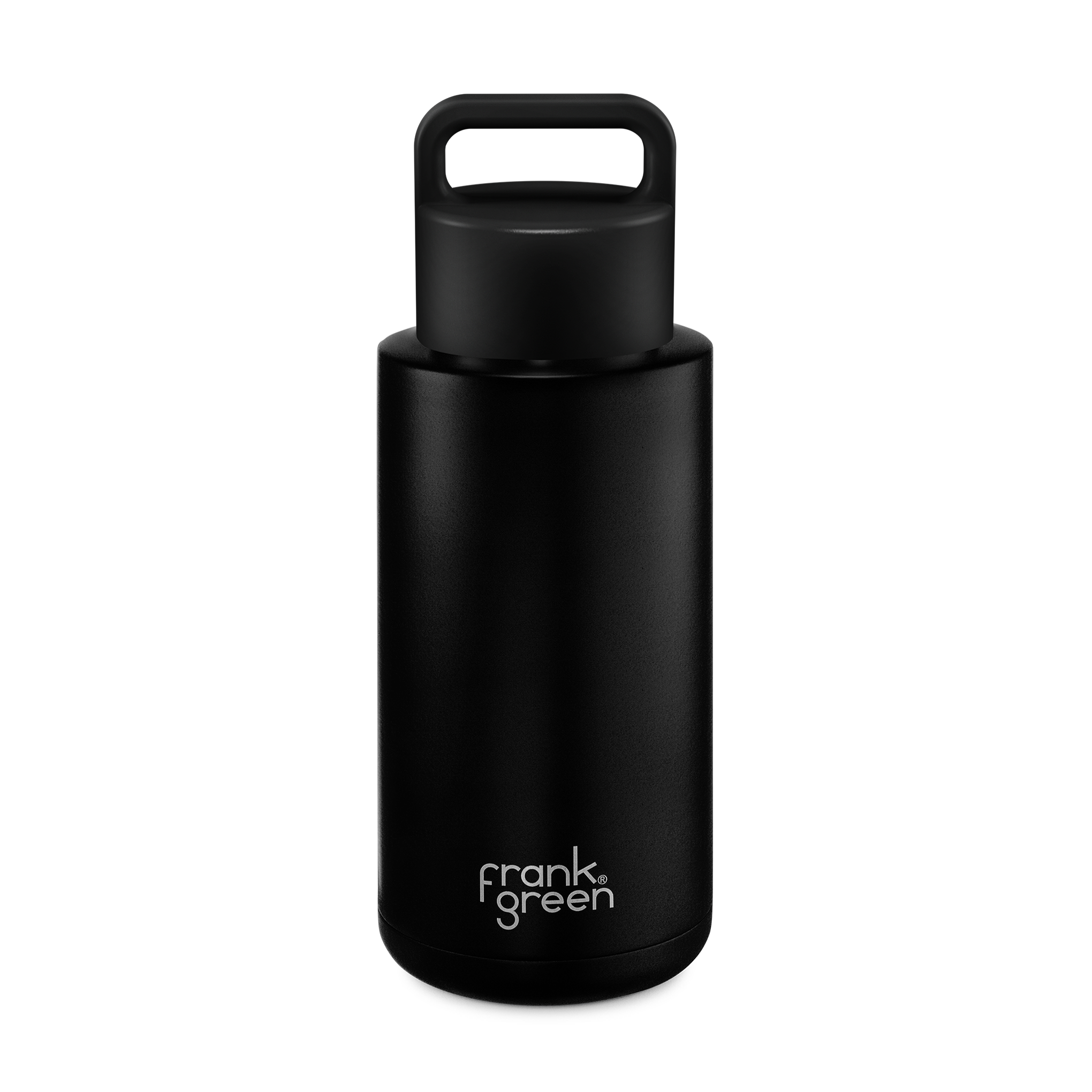 Eco-Friendly Ceramic Reusable Water Bottle with Non-Slip Grip & Lid - 34oz (1000ml) - Perfect for Gym, Hiking, Office & Daily Hydration