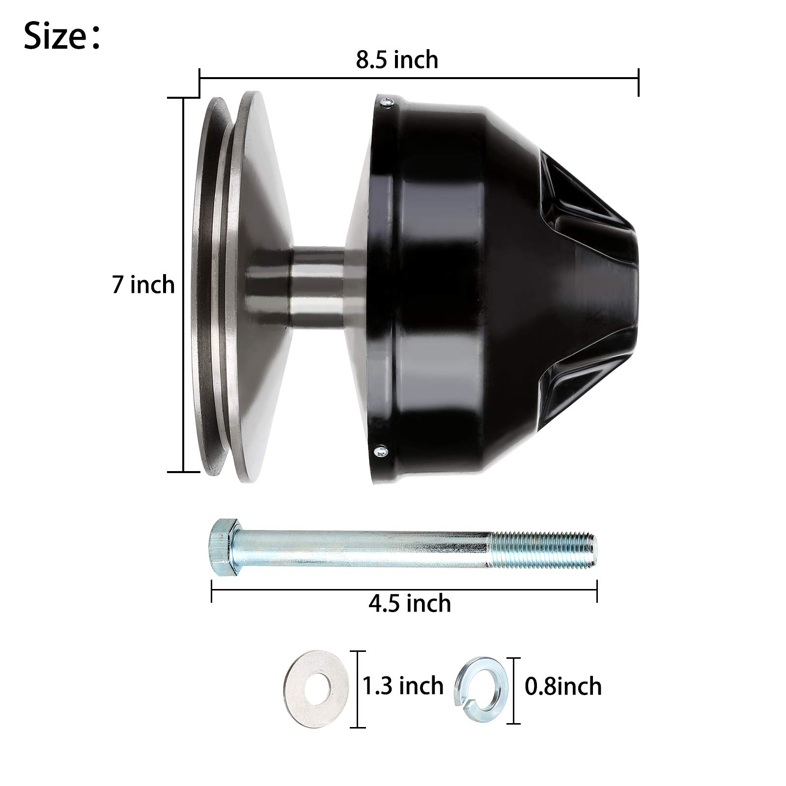 EZGO Golf Cart Primary Drive Clutch Kit 10L0L Replacement for 2-Cycle Gas Models 1976-1988 - Fits OEM 23192-G1, 9036, 14152-G1, 15060-G1 - Perfect for Golf Course Maintenance & Off-Road Utility Vehicles