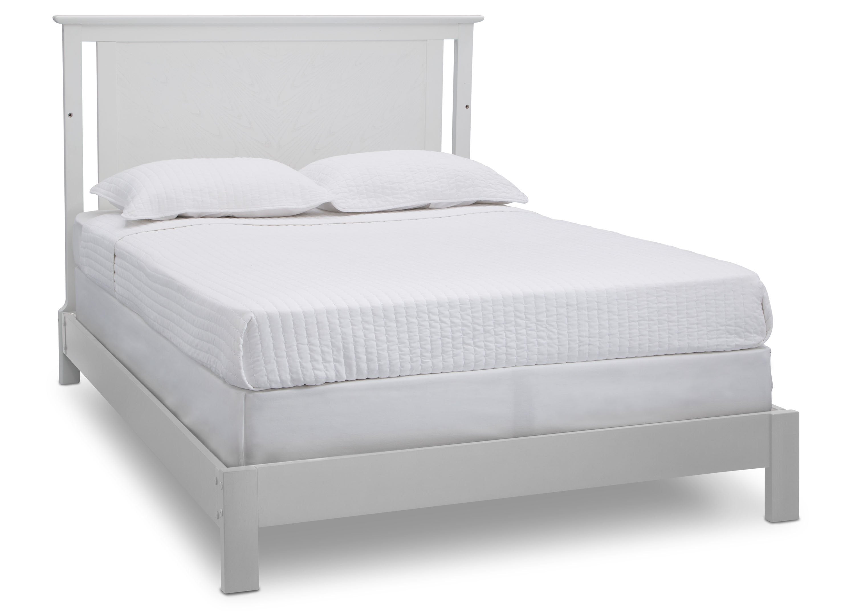 Mid Century Modern 4-in-1 Convertible Baby Crib - Toddler Bed, Daybed & Full Size Bed - Nursery Furniture for Boys & Girls - Perfect for Small Spaces & Modern Homes