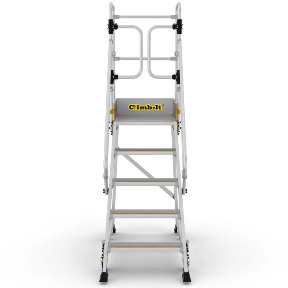 Climb It Weight Reactive Safety Steps - Non-Slip Ladder for Home & Construction Use | Heavy Duty Step Stool for Indoor & Outdoor Projects