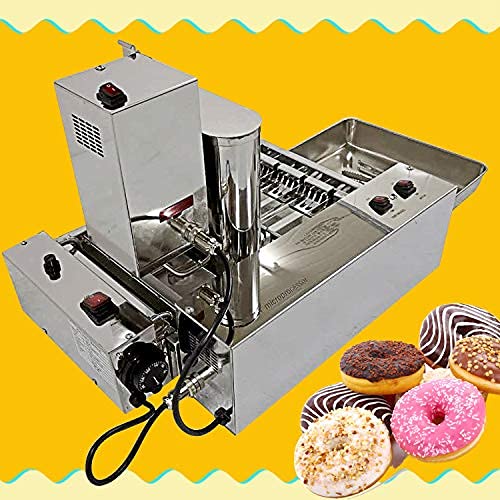 Commercial 4-Row Mini Donut Maker Machine - Electric Donut Fryer for Homemade Doughnuts, Donut Holes & Pastries - Perfect for Bakeries, Cafes, Catering & Home Use